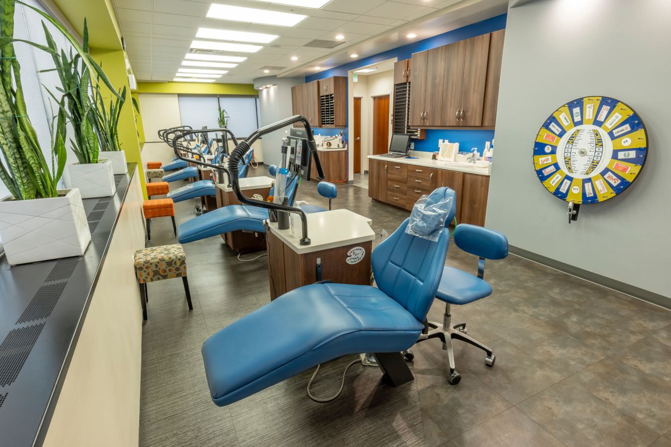 Exam room with chairs